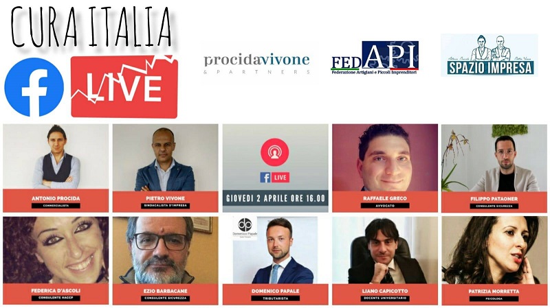 #CuraItalia live: il 2 aprile 2020 ero in diretta Facebook per FedAPI Salerno